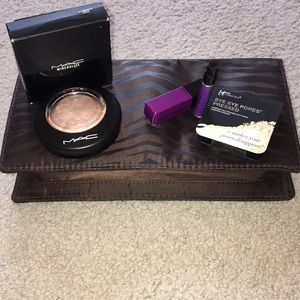 MAC Bronzer, Translucent Pore Powder, Makeup Bag